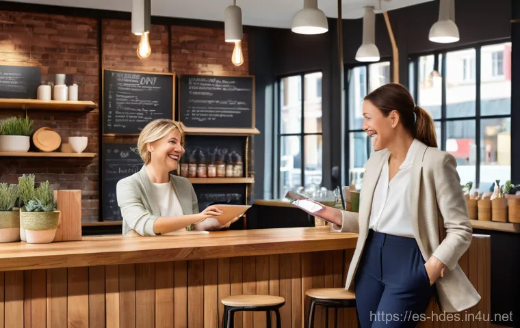 홈디자인 업계 실무 경험 쌓는 법 - Prompt 1: Aspiring Designer Collaborating with a Local Cafe Owner**